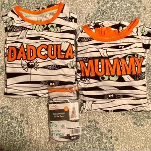 FAMILY SET-Halloween Mummy PJs- Mummy-Dadcula& Dog